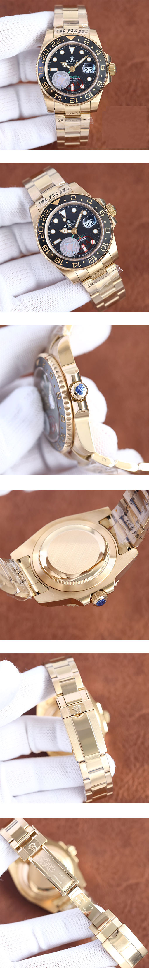 ロレックス(ROLEX) 時計 GMTマスター Ⅱ スーパーコピー 116713-LN-78203 自動巻き